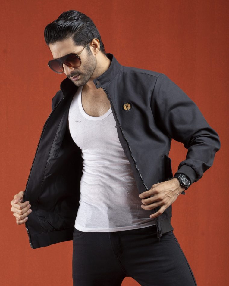 Twill Jacket (BN-A20)-Surma Black - Fiona